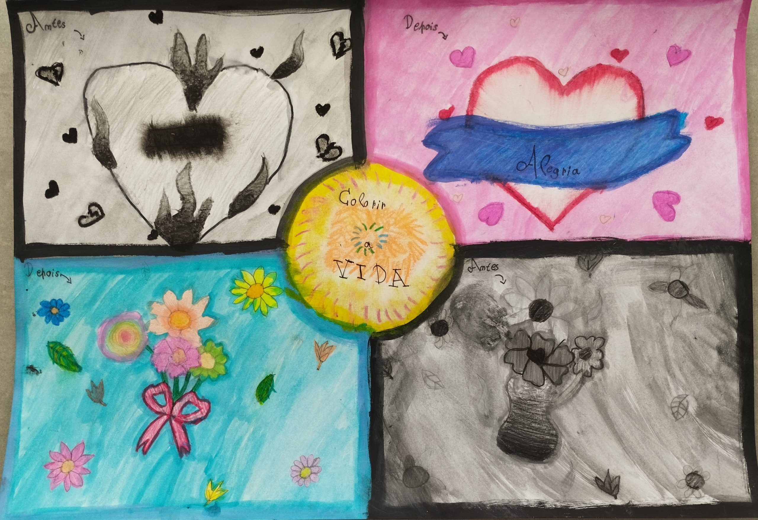 1º prémio – Colorir a Vida